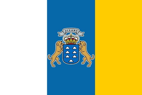bandera islas canarias